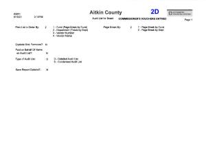 2D 8T16t21 2:16PM Audit List for Board COMMISS1ONER.S VOUCHERS ENTRTES Page 1