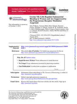 Asoprisnil the Progesterone Receptor Modulator Bleeding in Women And