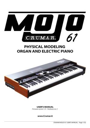 Physical Modeling Organ and Electric Piano