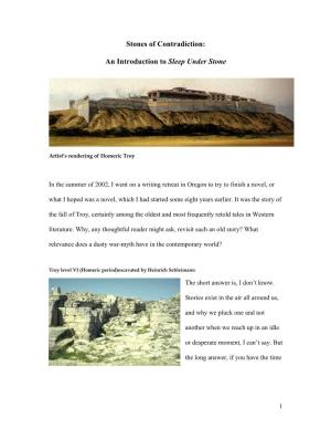 Introduction to Sleep Under Stone