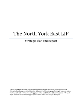 The North York East LIP Strategic Plan and Report
