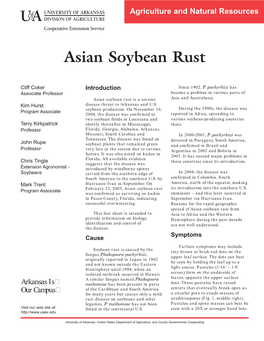 Asian Soybean Rust