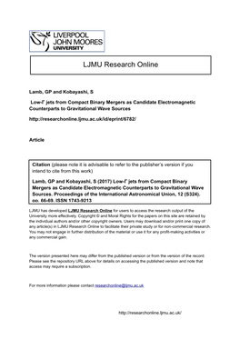 LJMU Research Online