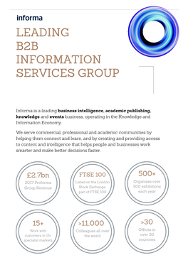 Leading B2b Information Services Group