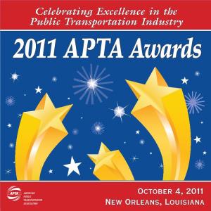 2011 APTA Awards Program