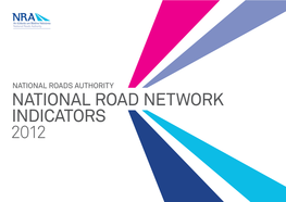 National Road Network Indicators 2012 Contents