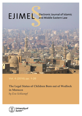 Legal Status of Children Born out of Wedlock in Morocco by Eva Schlumpf