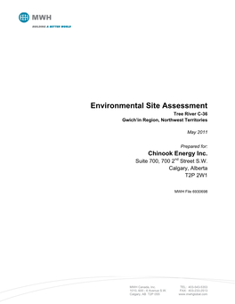 Phase II Environmental Site Assessment (ESA) at Their Tree River C-36 Wellsite and Onsite Sump As Verbally Requested by Indian and Northern Affairs Canada (INAC)