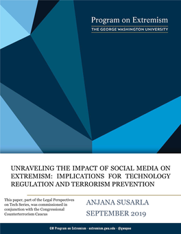 Unraveling the Impact of Social Media on Extremism: Implications for Technology Regulation and Terrorism Prevention