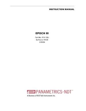 Panametrics Epoch