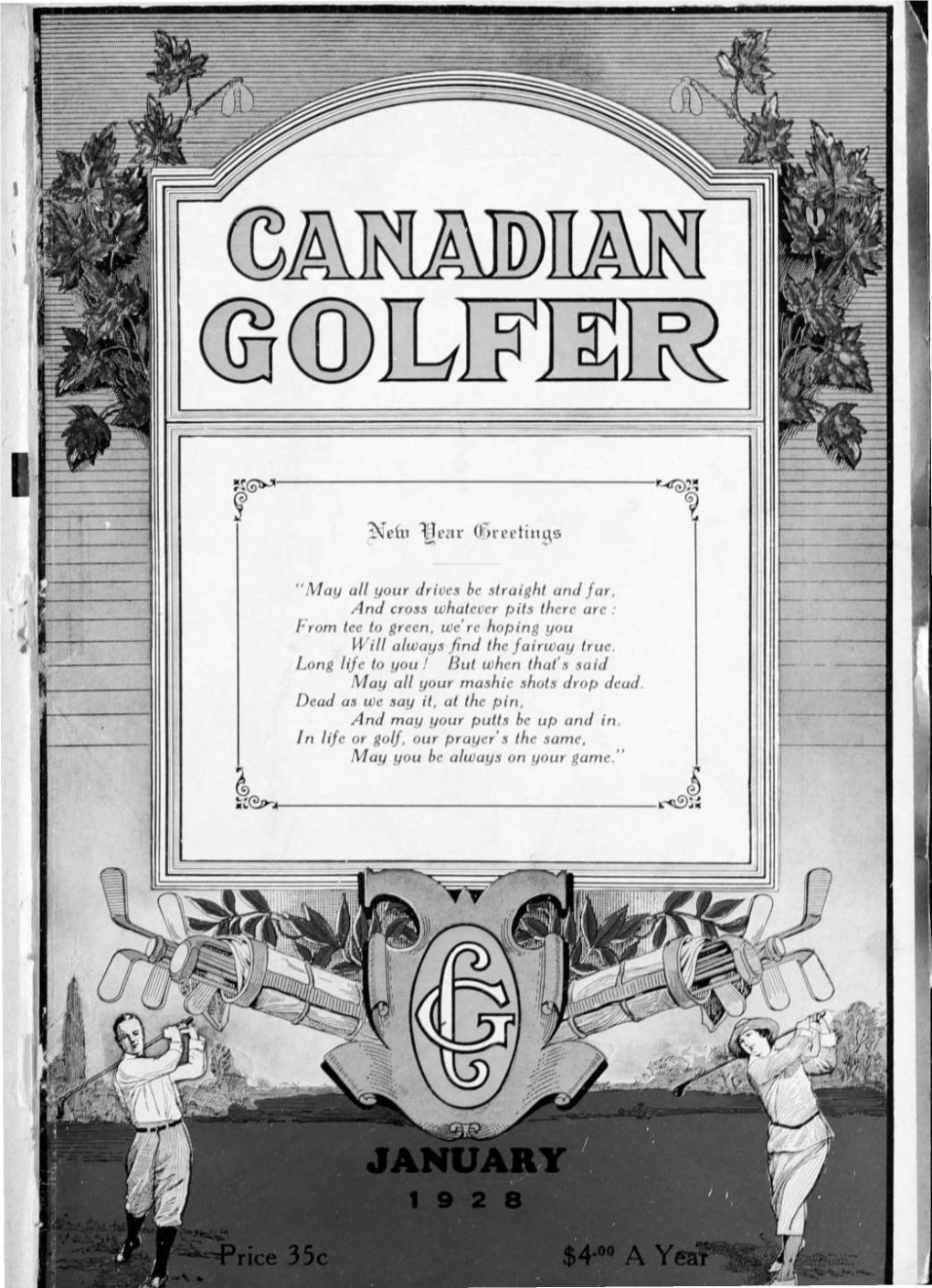 Canadian Golfer, January, 1928