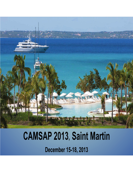 CAMSAP 2013, Saint Martin