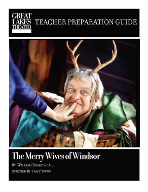 The Merry Wives of Windsor by WILLIAM SHAKESPEARE DIRECTED by TRACY YOUNG