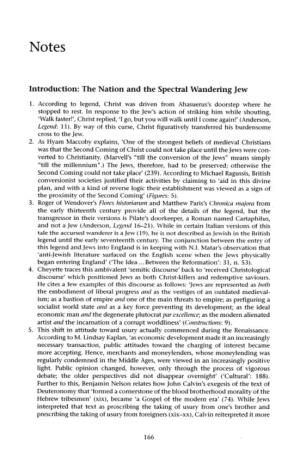 Introduction: the Nation and the Spectral Wandering Jew