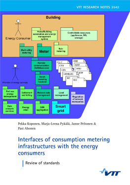 Interfaces of Consumption Metering Infrastructures with the Energy Consumers