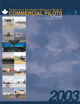 Follow-Up to the Human Resource Study of Commercial Pilots in Canada”