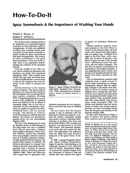 Ignaz Semmelweis & the Importance of Washing Your Hands