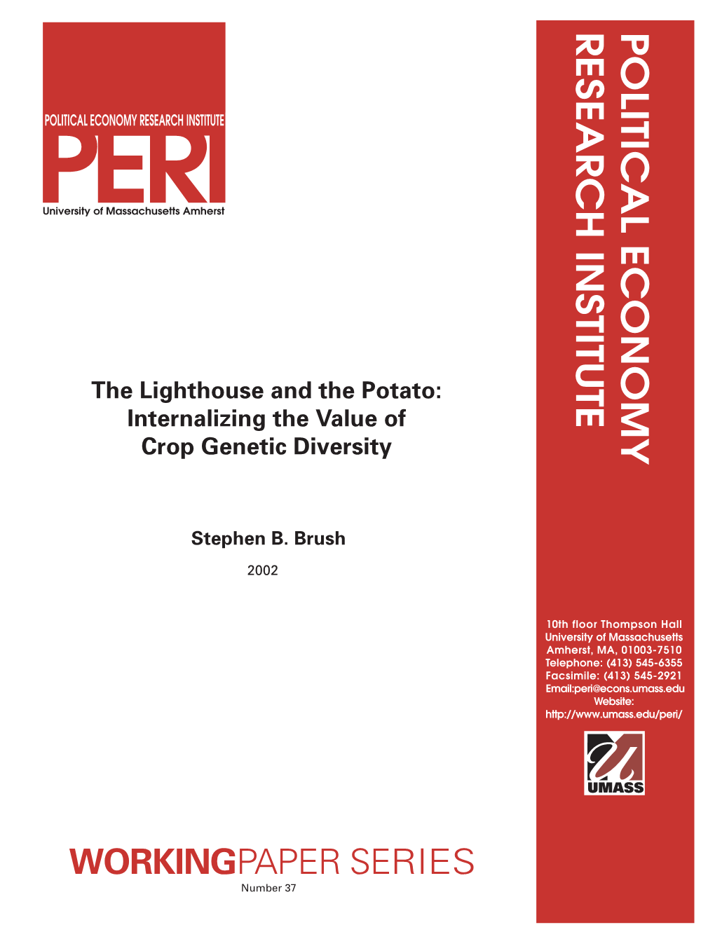 Internalizing the Value of Crop Genetic Diversity