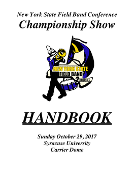 2017 Official Championship Handook