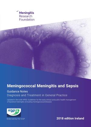 Meningococcal Meningitis and Sepsis Guidance Notes Diagnosis and Treatment in General Practice