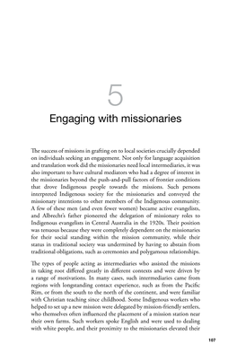 5. Engaging with Missionaries