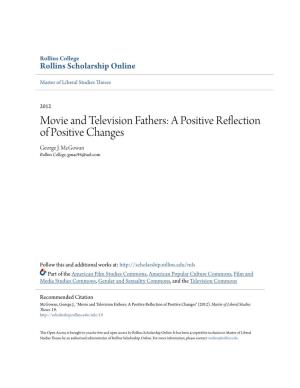 Movie and Television Fathers: a Positive Reflection of Positive Changes George J