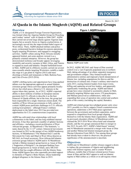 Al Qaeda in the Islamic Maghreb (AQIM) and Related Groups