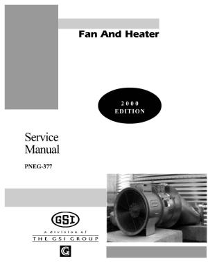 GSI Fan & Heater Service Manual