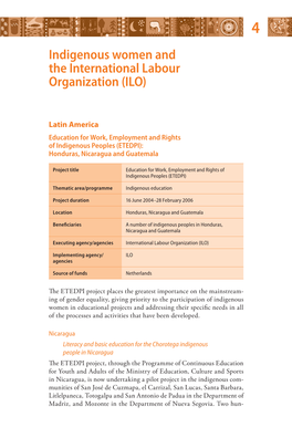 Indigenous Women and the International Labour Organization (ILO)