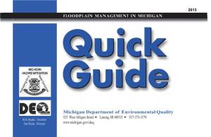 Michigan's Quick Guide: Floodplain & NFIP Information