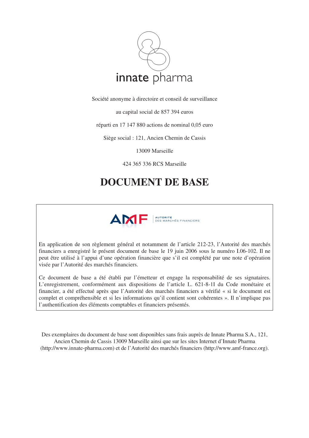 Document De Base D'innate Pharma