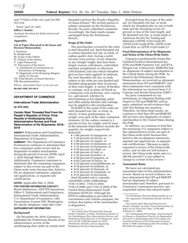 Federal Register/Vol. 85, No. 87/Tuesday, May 5, 2020/Notices