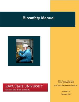 Biosafety Manual