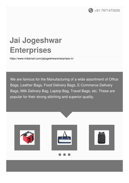 Jai Jogeshwar Enterprises