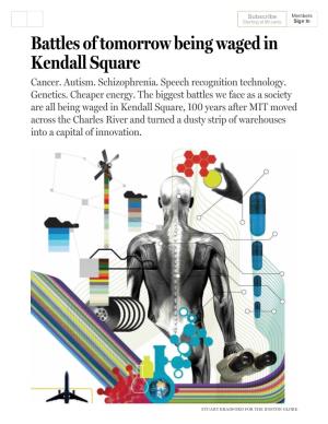 Battles of Tomorrow Being Waged in Kendall Square Cancer