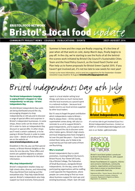 Bristol Independents Day 4Th July