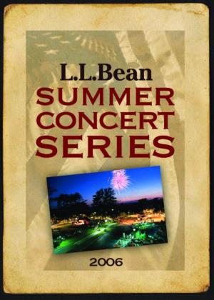 L.L.Bean Sponsors Free Outdoor Summer Concert Series