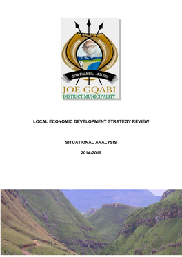 Local Economic Development Strategy Review Situational Analysis 2014-2019