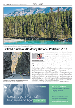 British Columbia's Kootenay National Park Turns
