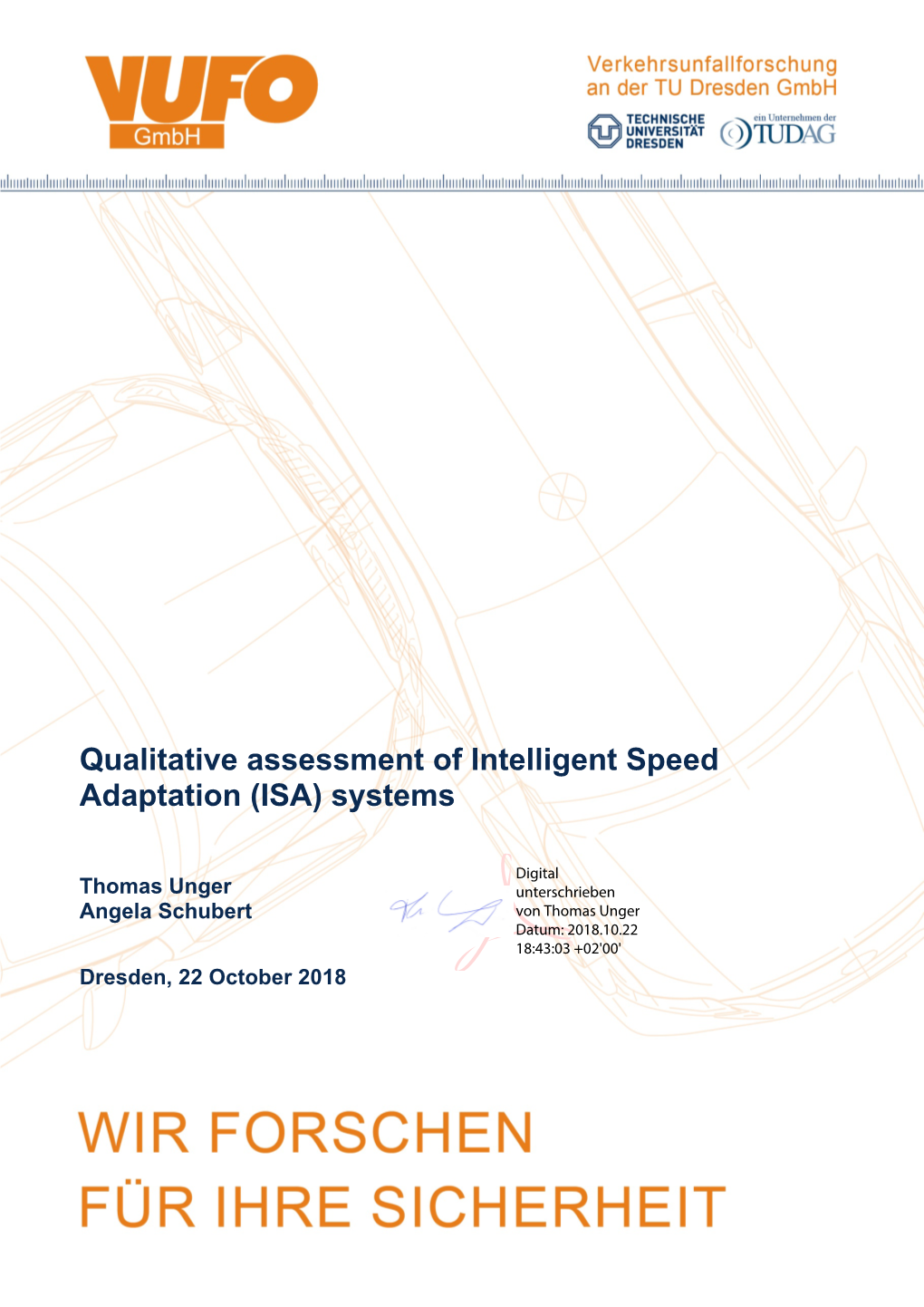 Qualitative Assessment of Intelligent Speed Adaptation (ISA) Systems