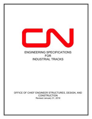 Engineering Specifications for Industrial Tracks