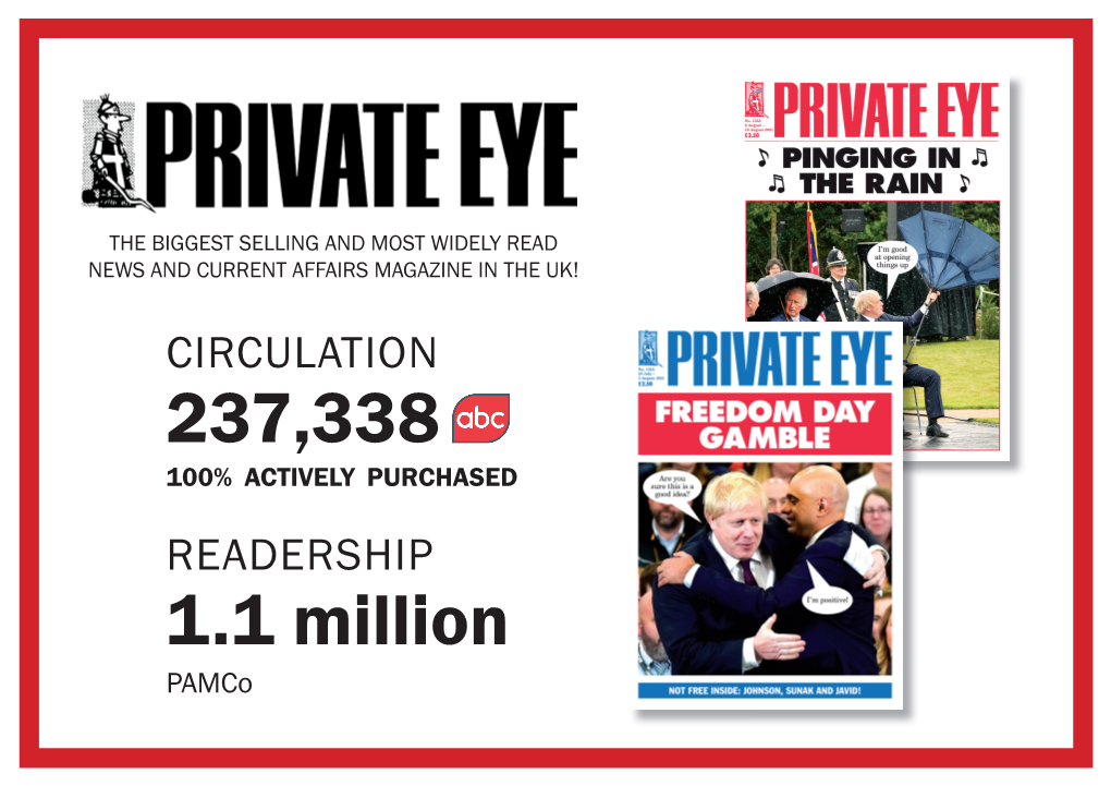 Private Eye Media Pack 2021.Indd