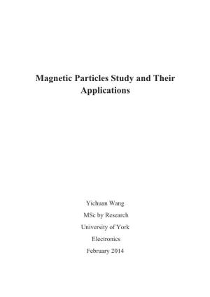 Magnetic Particles Study and Their Applications