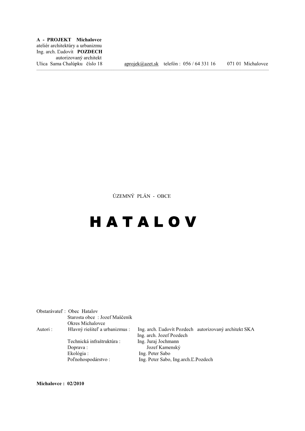 Hatalov Schvalena Textova Cast