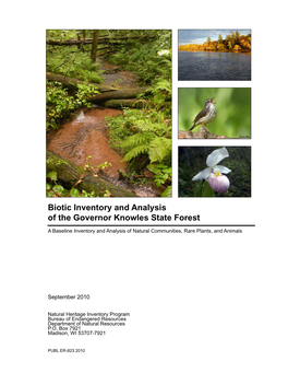 Governor Knowles State Forest