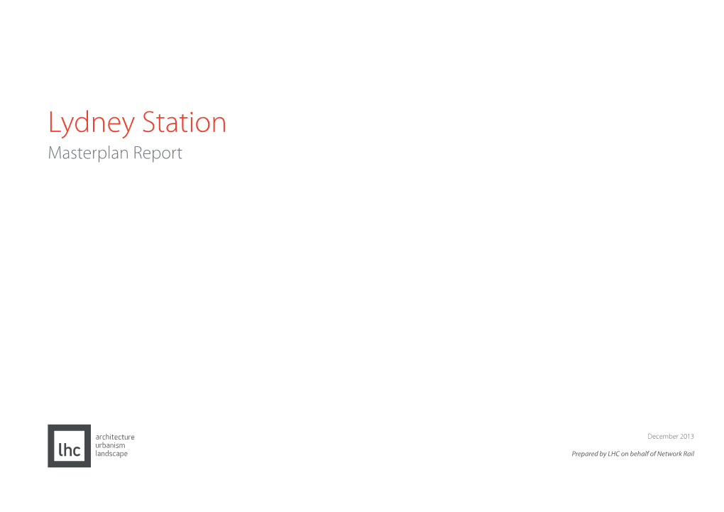 Lydney Station Masterplan Report