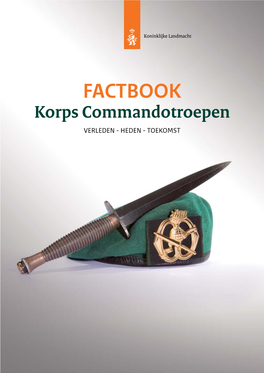 FACTBOOK Korps Commandotroepen VERLEDEN - HEDEN - TOEKOMST Cover Quick Facts