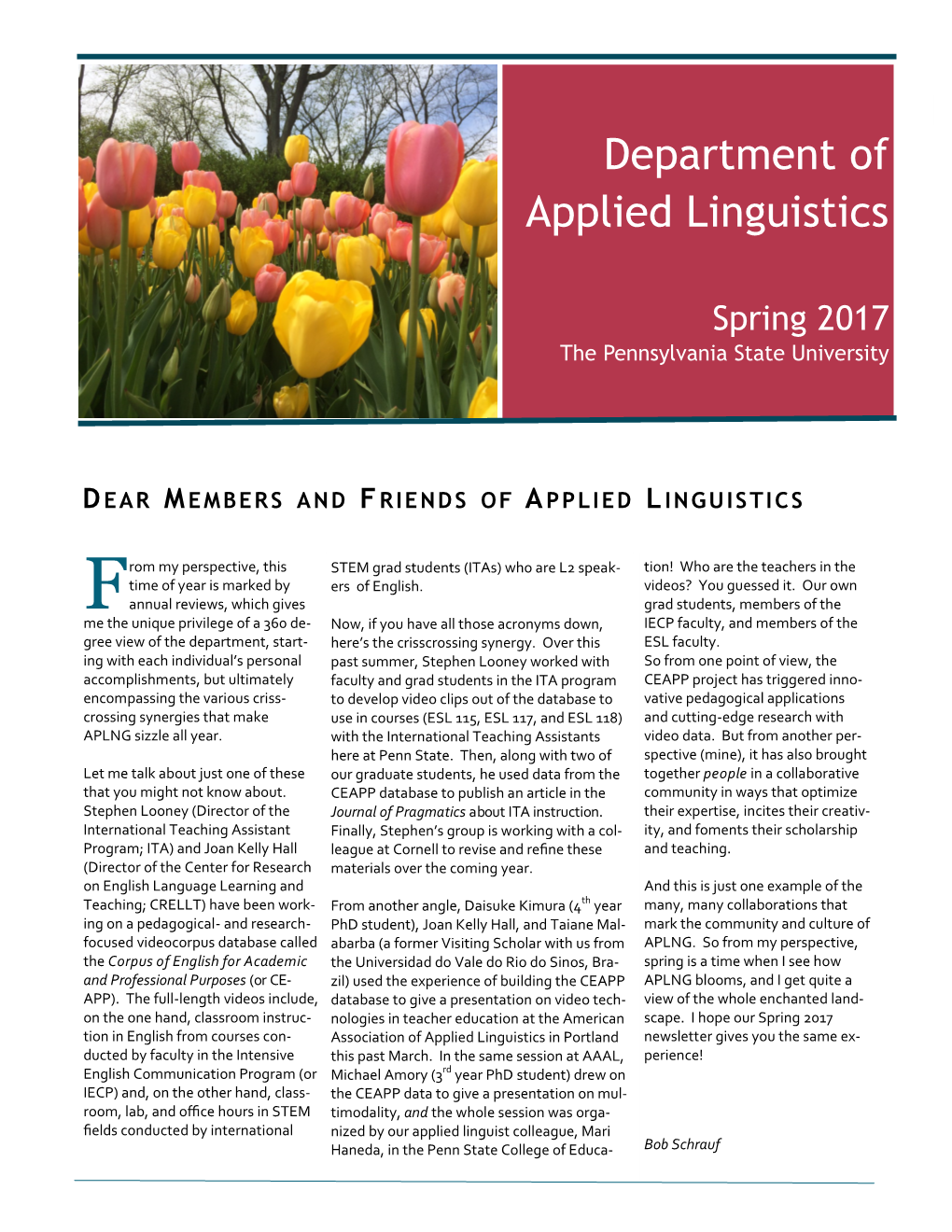 APLNG Newsletter Spring 2017