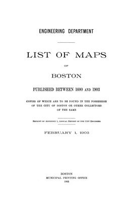 List of Maps