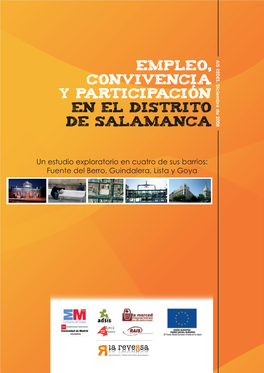 Empleo, Convivencia Y Participación En El Distrito De Salamanca